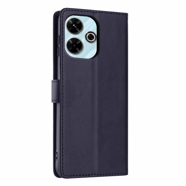 For Redmi 13 4G Tree Cat Embossed Flip Vegan Leather Phone Case