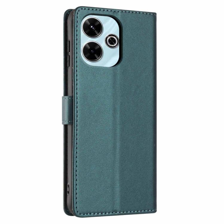 For Redmi 13 4G Tree Cat Embossed Flip Vegan Leather Phone Case