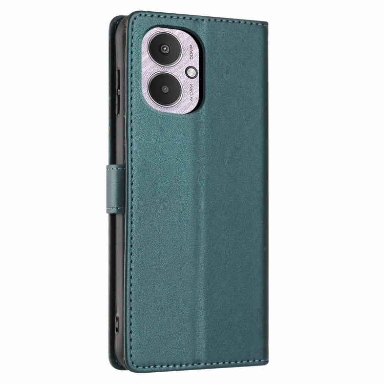 For Redmi 13C 4G / 5G / Poco M6 Tree Cat Embossed Flip Vegan Leather Phone Case