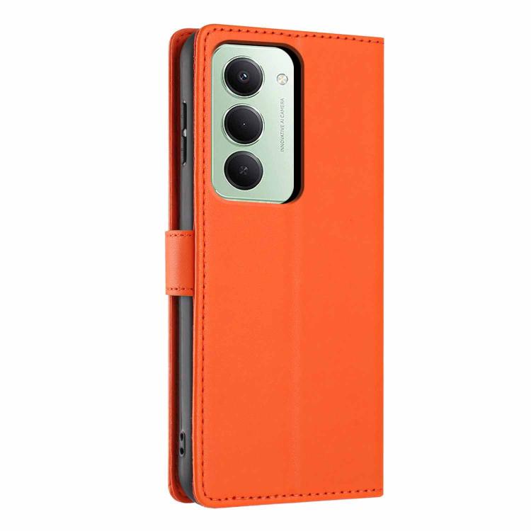 For Redmi 15 5G / 4G EU 171mm Tree Cat Embossed Flip Vegan Leather Phone Case