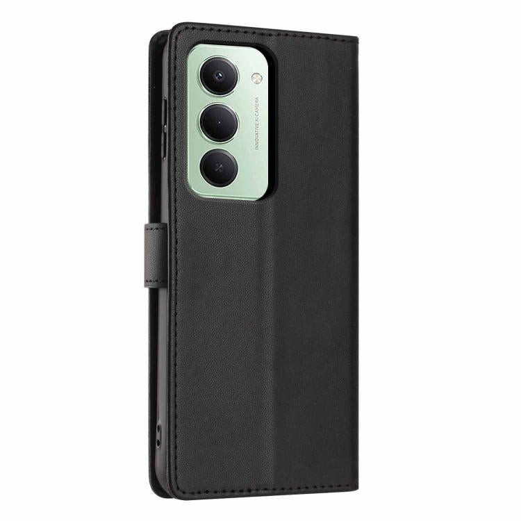 For Redmi 15 5G / 4G EU 171mm Tree Cat Embossed Flip Vegan Leather Phone Case