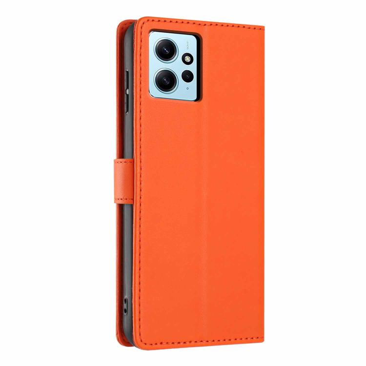 For Redmi Note 12 4G Global Tree Cat Embossed Flip Vegan Leather Phone Case