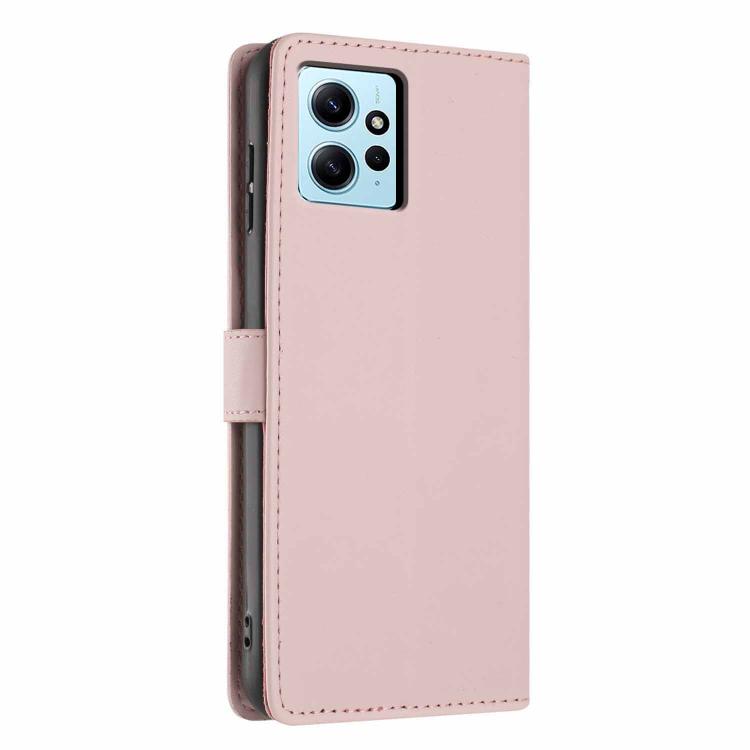For Redmi Note 12 4G Global Tree Cat Embossed Flip Vegan Leather Phone Case