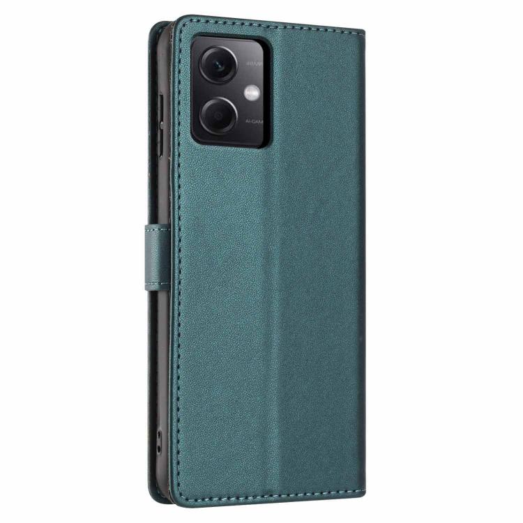 For Redmi Note 12 5G / Poco X5 Tree Cat Embossed Flip Vegan Leather Phone Case