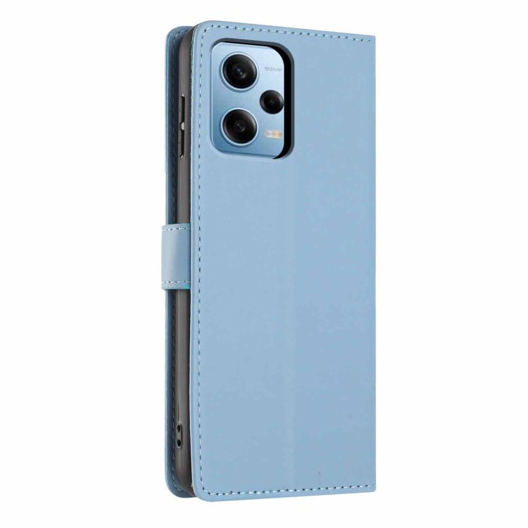 For Redmi Note 12 Pro 5G Global Tree Cat Embossed Flip Vegan Leather Phone Case