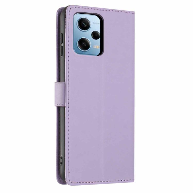 For Redmi Note 12 Pro 5G Global Tree Cat Embossed Flip Vegan Leather Phone Case
