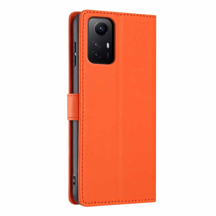 For Redmi Note 12S Tree Cat Embossed Flip Vegan Leather Phone Case
