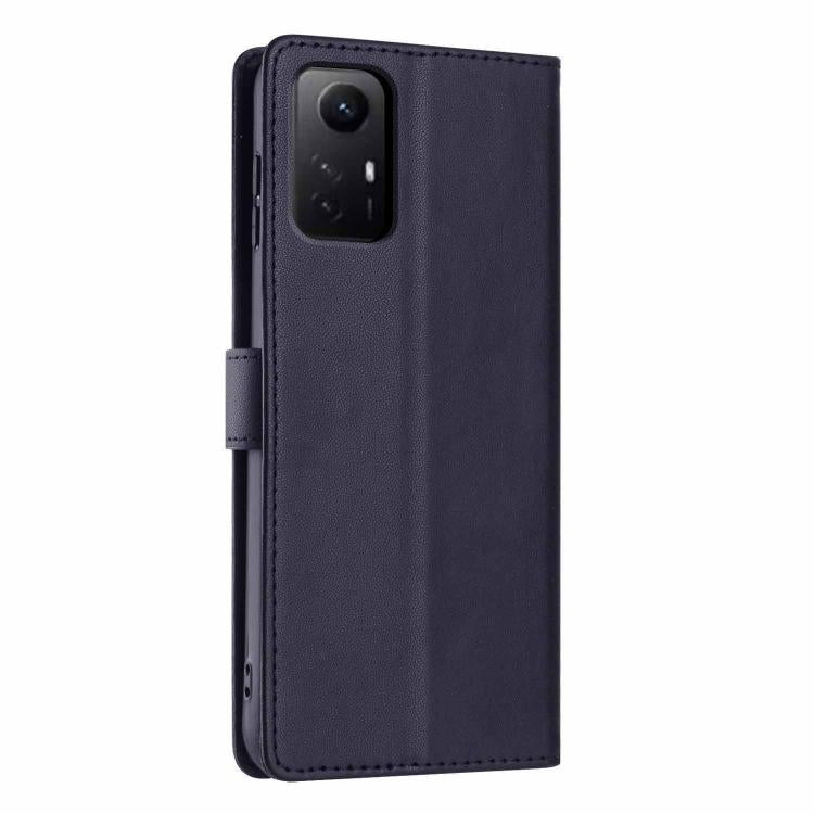 For Redmi Note 12S Tree Cat Embossed Flip Vegan Leather Phone Case