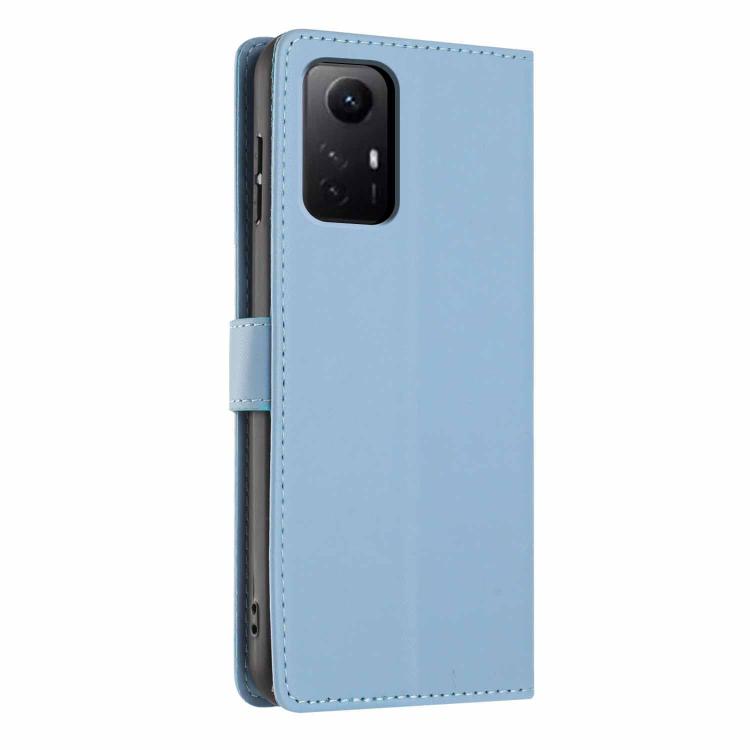 For Redmi Note 12S Tree Cat Embossed Flip Vegan Leather Phone Case