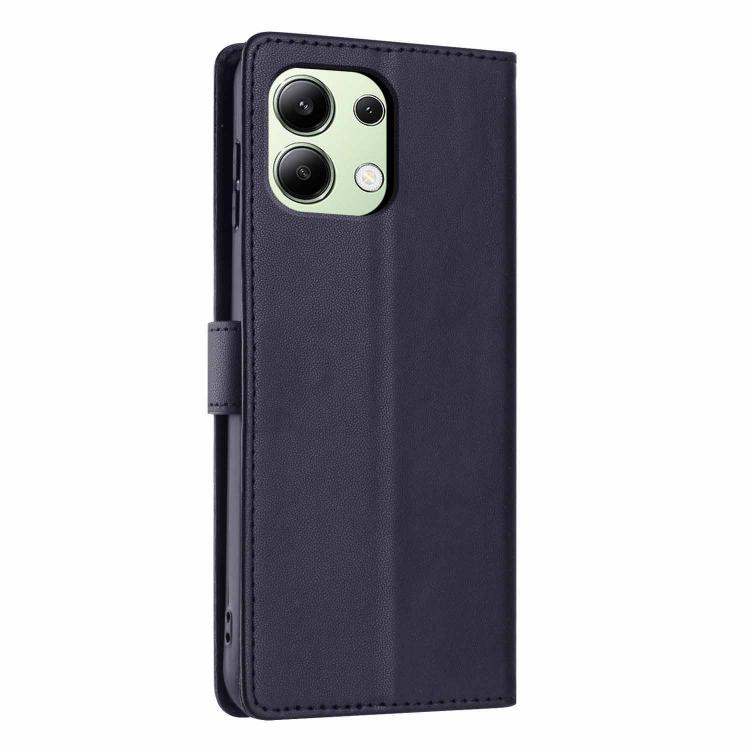For Redmi Note 13 4G Tree Cat Embossed Flip Vegan Leather Phone Case