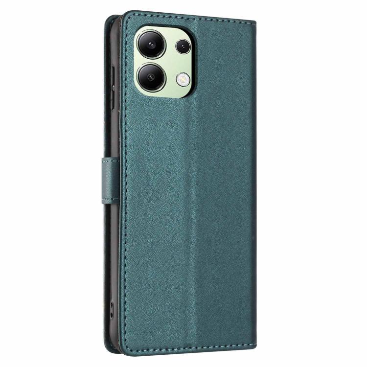 For Redmi Note 13 4G Tree Cat Embossed Flip Vegan Leather Phone Case