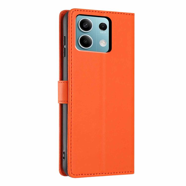 For Redmi Note 13 5G Tree Cat Embossed Flip Vegan Leather Phone Case
