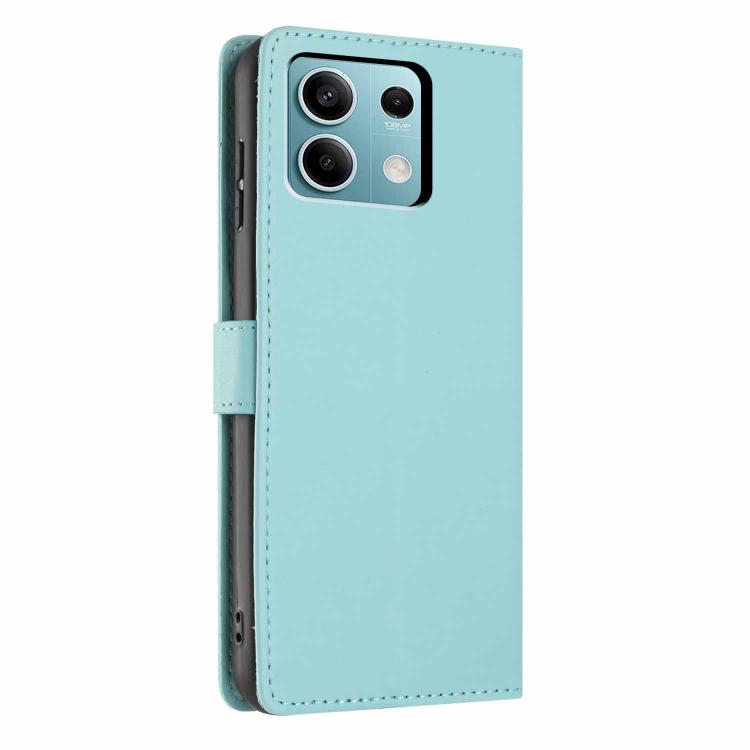 For Redmi Note 13 5G Tree Cat Embossed Flip Vegan Leather Phone Case