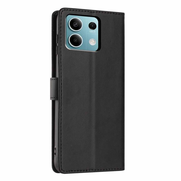 For Redmi Note 13 5G Tree Cat Embossed Flip Vegan Leather Phone Case