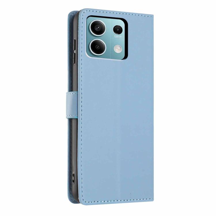 For Redmi Note 13 5G Tree Cat Embossed Flip Vegan Leather Phone Case
