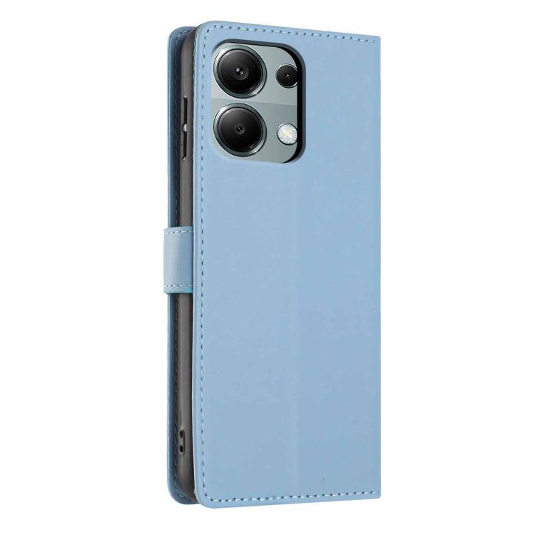 For Redmi Note 13 Pro 4G Tree Cat Embossed Flip Vegan Leather Phone Case