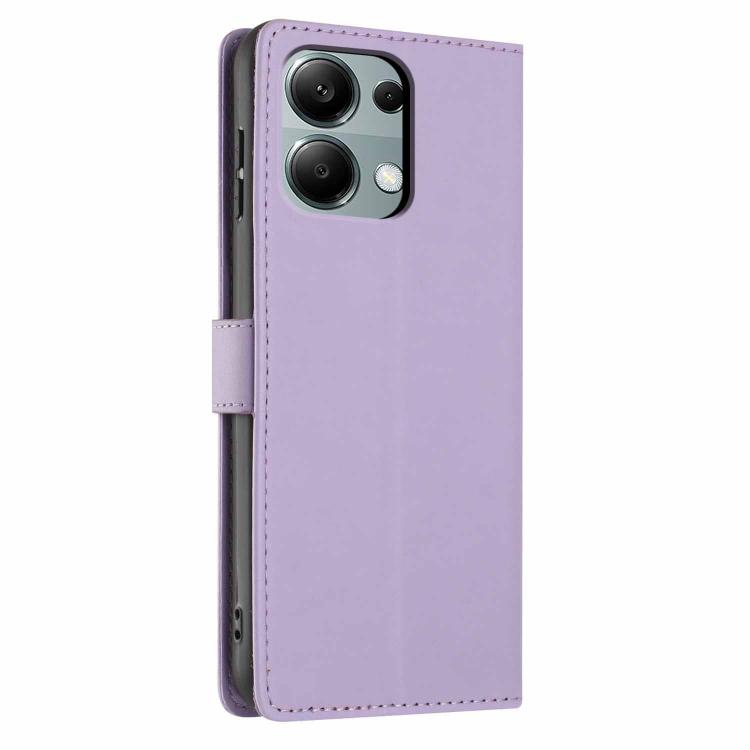 For Redmi Note 13 Pro 4G Tree Cat Embossed Flip Vegan Leather Phone Case