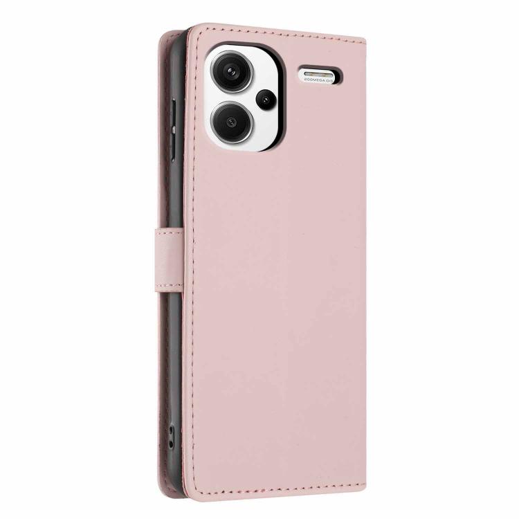 For Redmi Note 13 Pro+ Tree Cat Embossed Flip Vegan Leather Phone Case