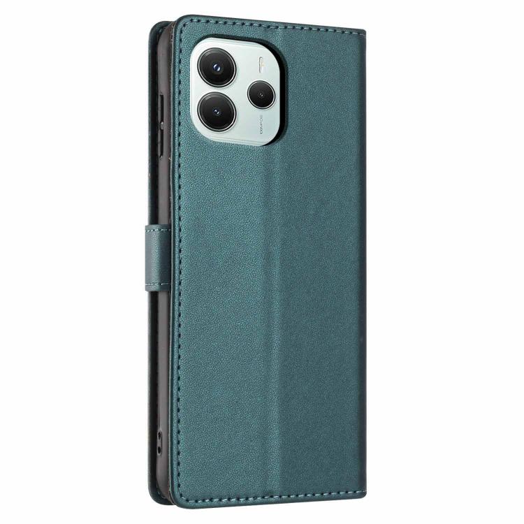 For Redmi Note 14 5G Tree Cat Embossed Flip Vegan Leather Phone Case