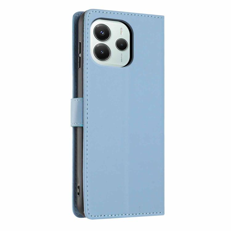 For Redmi Note 14 5G Tree Cat Embossed Flip Vegan Leather Phone Case