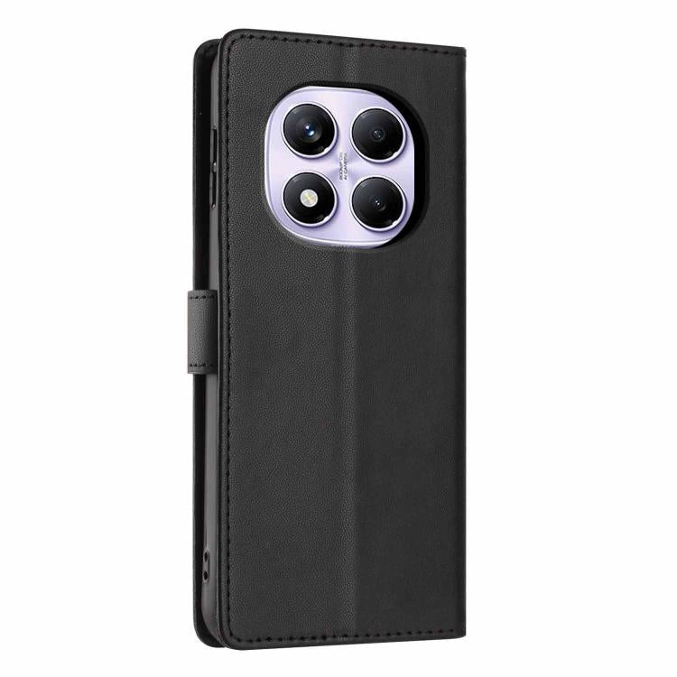 For Redmi Note 14 Pro 4G Tree Cat Embossed Flip Vegan Leather Phone Case