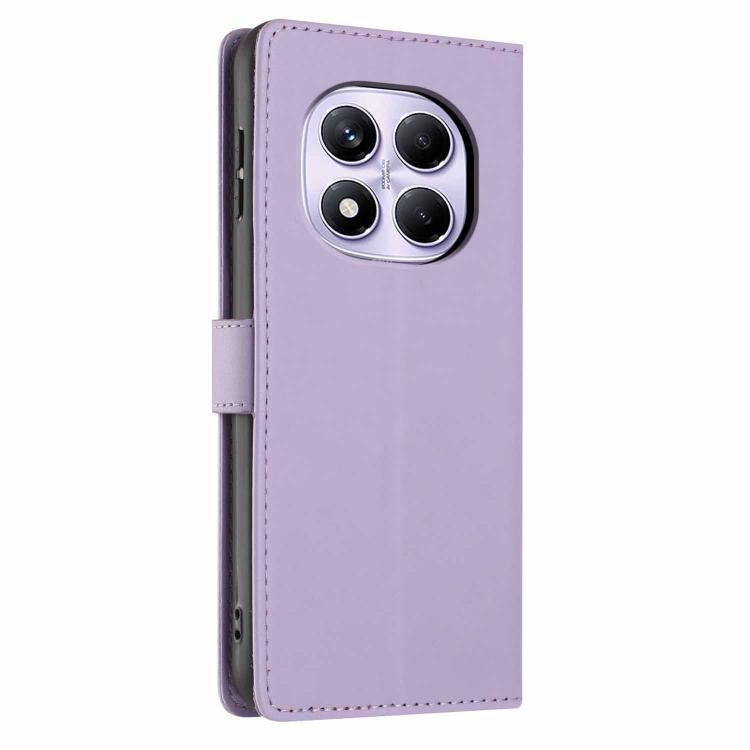 For Redmi Note 14 Pro 4G Tree Cat Embossed Flip Vegan Leather Phone Case