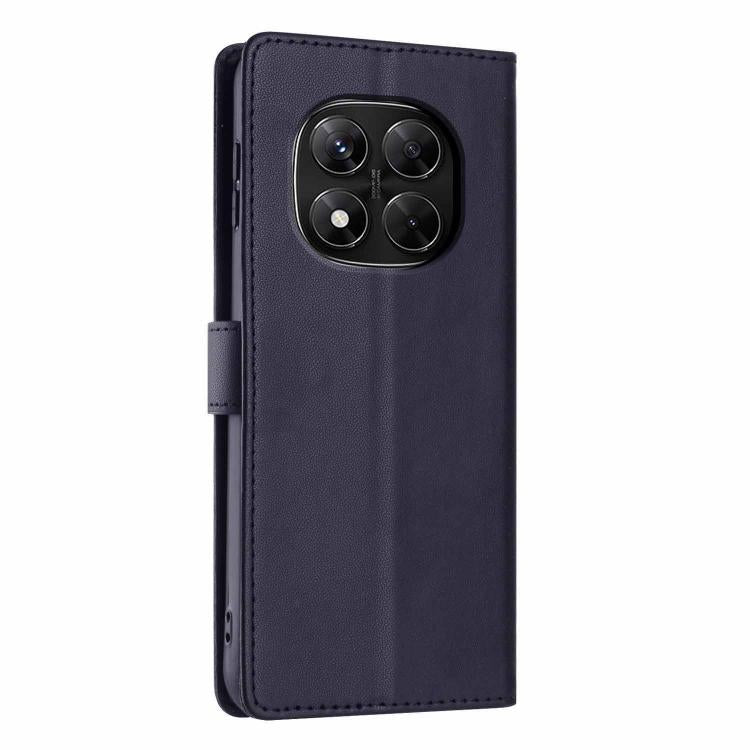 For Redmi Note 14 Pro 5G Tree Cat Embossed Flip Vegan Leather Phone Case