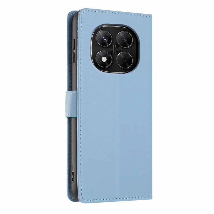 For Redmi Note 14 Pro 5G Tree Cat Embossed Flip Vegan Leather Phone Case