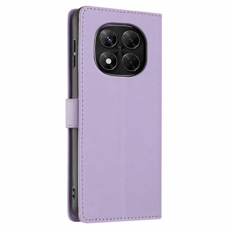 For Redmi Note 14 Pro 5G Tree Cat Embossed Flip Vegan Leather Phone Case