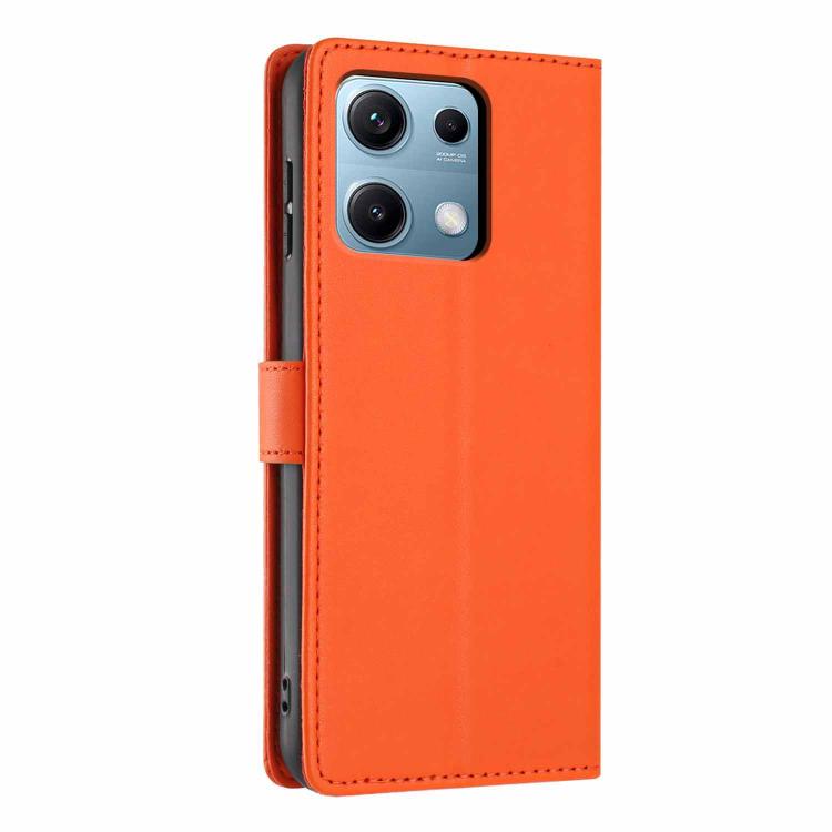 For Redmi Note 14S 4G Tree Cat Embossed Flip Vegan Leather Phone Case