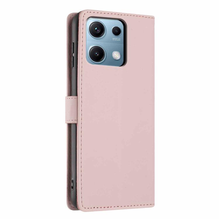 For Redmi Note 14S 4G Tree Cat Embossed Flip Vegan Leather Phone Case