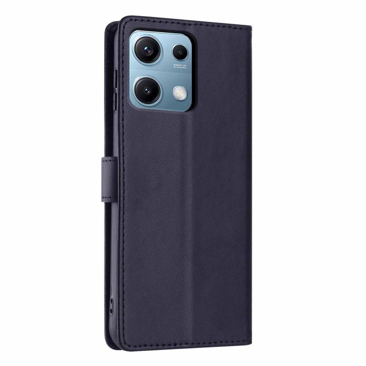 For Redmi Note 14S 4G Tree Cat Embossed Flip Vegan Leather Phone Case