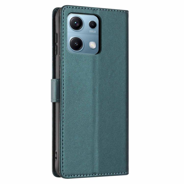 For Redmi Note 14S 4G Tree Cat Embossed Flip Vegan Leather Phone Case
