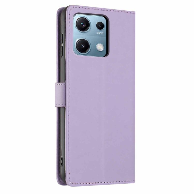 For Redmi Note 14S 4G Tree Cat Embossed Flip Vegan Leather Phone Case