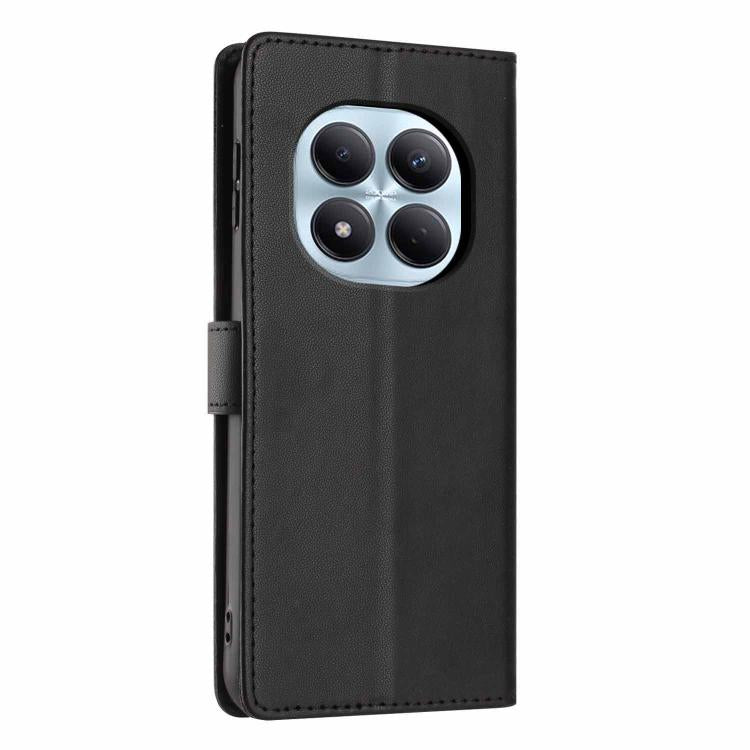 For Redmi Note 15 Pro 4G Global 163.2mm Tree Cat Embossed Flip Vegan Leather Phone Case