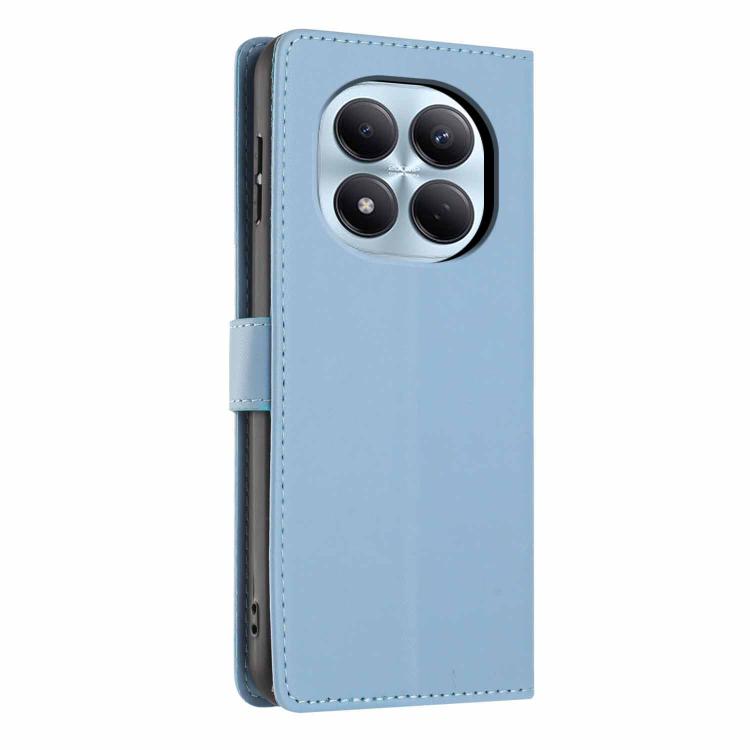 For Redmi Note 15 Pro 4G Global 163.2mm Tree Cat Embossed Flip Vegan Leather Phone Case