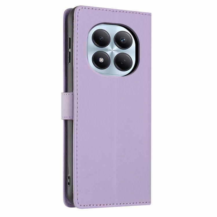 For Redmi Note 15 Pro 4G Global 163.2mm Tree Cat Embossed Flip Vegan Leather Phone Case