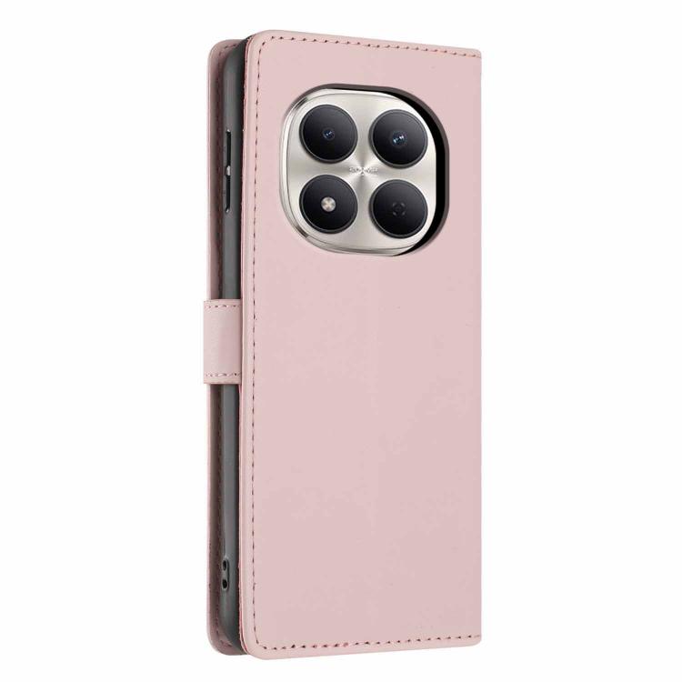 For Redmi Note 15 Pro 5G Global 163.6mm Tree Cat Embossed Flip Vegan Leather Phone Case