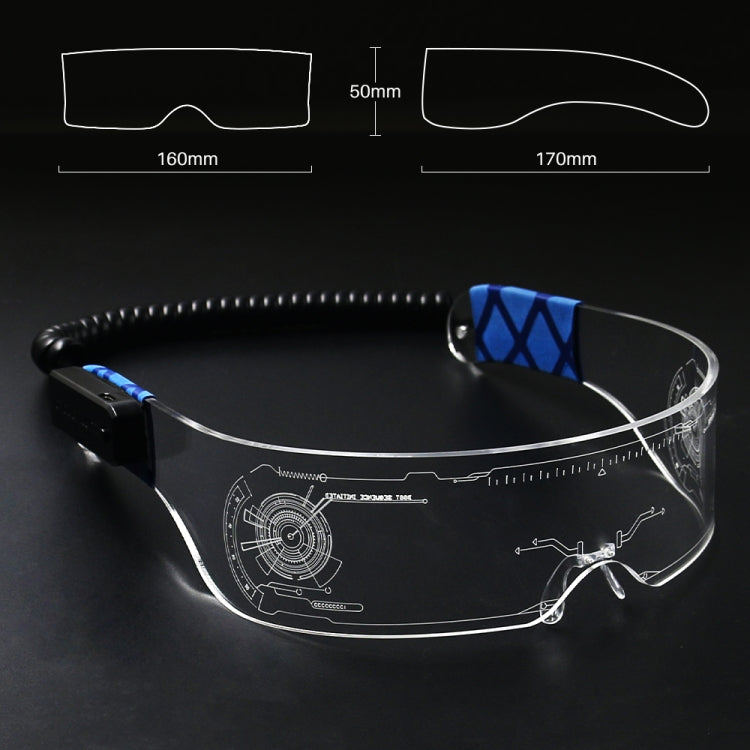 7-color Acrylic LED Luminous Glasses with USB Charge Port