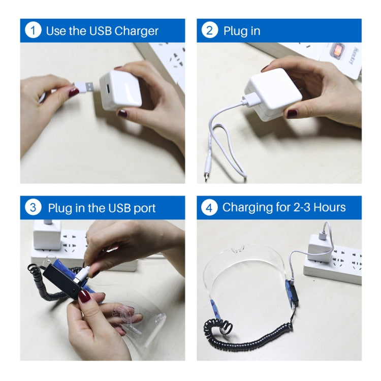 7-color Acrylic LED Luminous Glasses with USB Charge Port