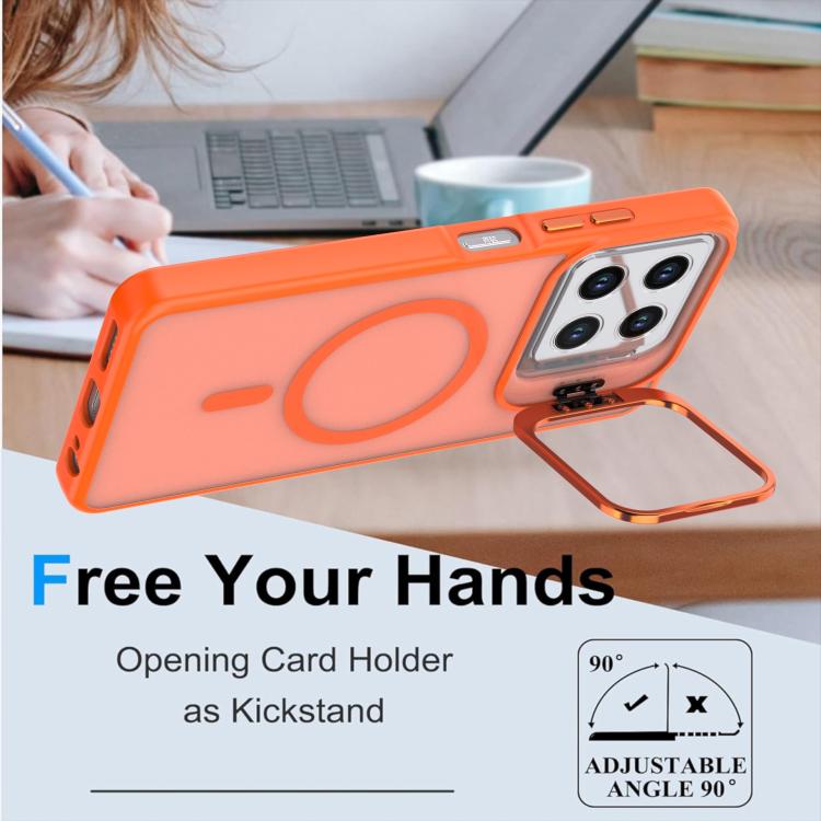 For ZTE Blade A56 4G Bright Color Frosted Skin-feel Camera Bracket Magsafe Phone Case