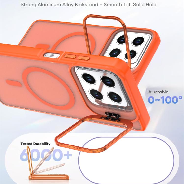 For ZTE Blade A56 4G Bright Color Frosted Skin-feel Camera Bracket Magsafe Phone Case