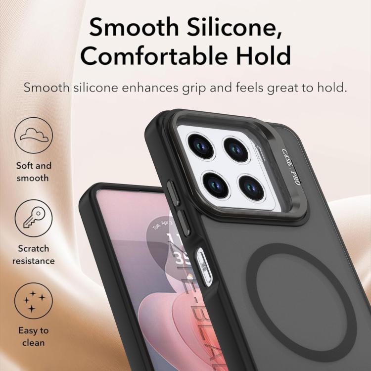 For ZTE Blade A56 4G Bright Color Frosted Skin-feel Camera Bracket Magsafe Phone Case
