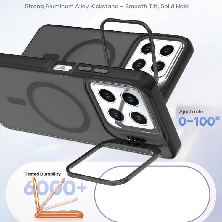 For ZTE Blade A56 4G Bright Color Frosted Skin-feel Camera Bracket Magsafe Phone Case