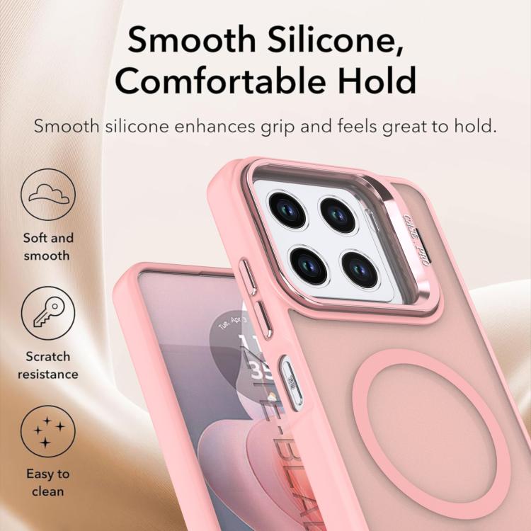 For ZTE Blade A56 4G Bright Color Frosted Skin-feel Camera Bracket Magsafe Phone Case
