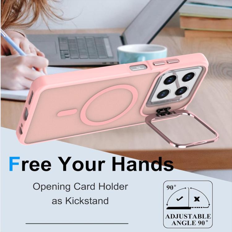 For ZTE Blade A56 4G Bright Color Frosted Skin-feel Camera Bracket Magsafe Phone Case
