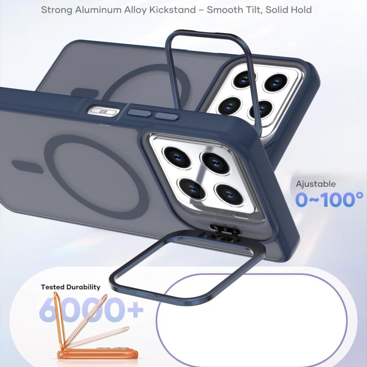 For ZTE Blade A56 4G Bright Color Frosted Skin-feel Camera Bracket Magsafe Phone Case