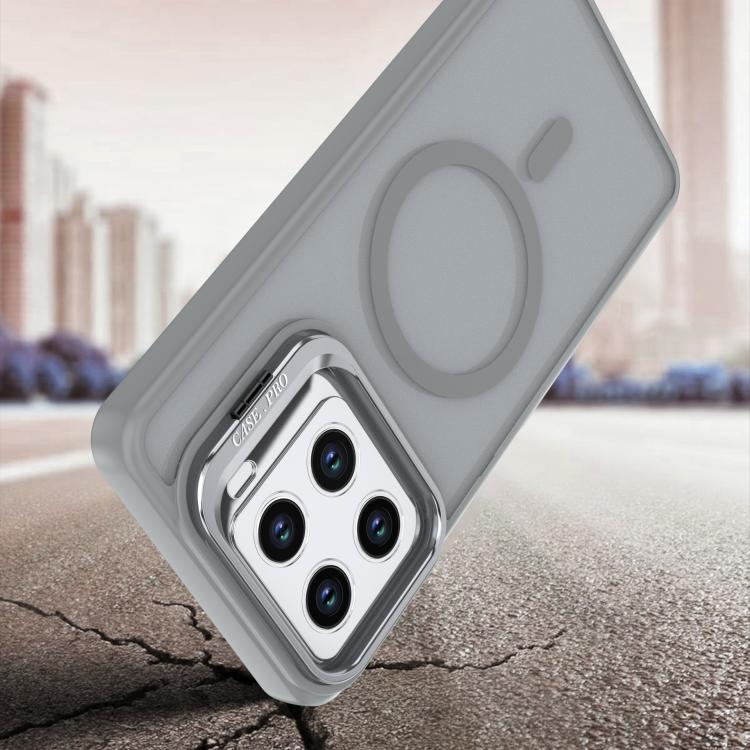 For ZTE Blade A56 4G Bright Color Frosted Skin-feel Camera Bracket Magsafe Phone Case
