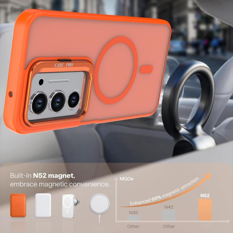 For Redmi 15 5G Global / 4G SEA 169.5mm Bright Color Frosted Skin-feel Camera Bracket Magsafe Phone Case