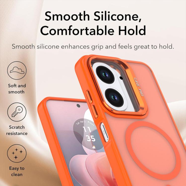 For Redmi A5 4G 171.7mm Bright Color Frosted Skin-feel Camera Bracket Magsafe Phone Case